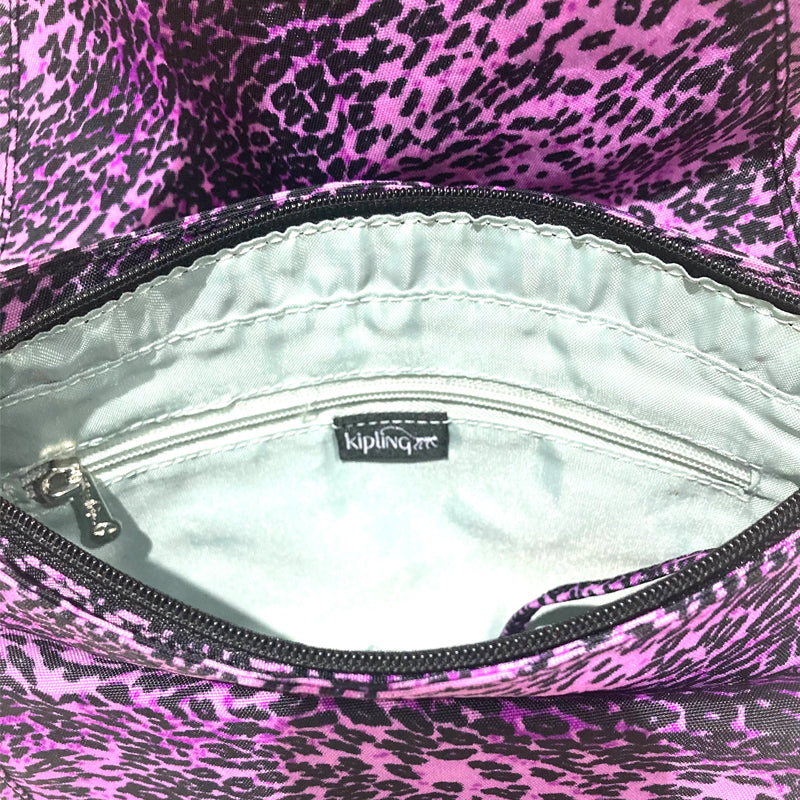 Kipling Purple Black Ladies Crossbody Shoulder Bag And Wallet Set Vegan Ethical Product