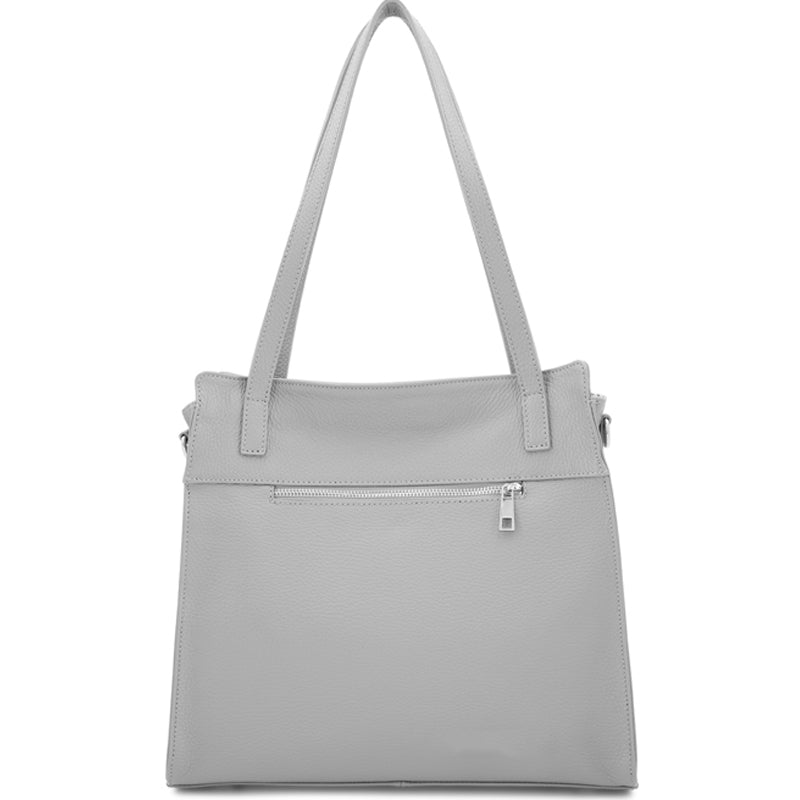 (1c) Your Bag Heaven Black Leather Crossbody Shoulder Tote Shopper Bag