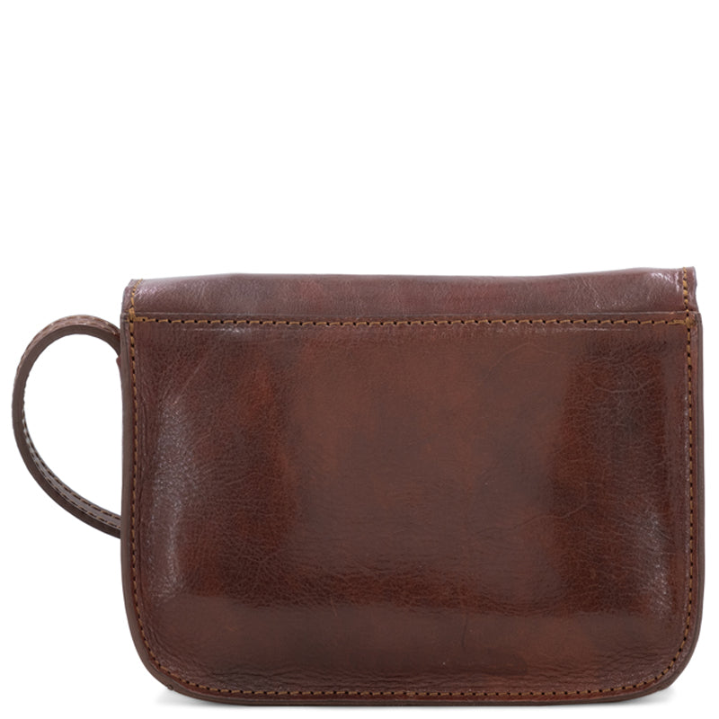 (1a) Your Bag Heaven Brown Leather Crossbody Shoulder Bag