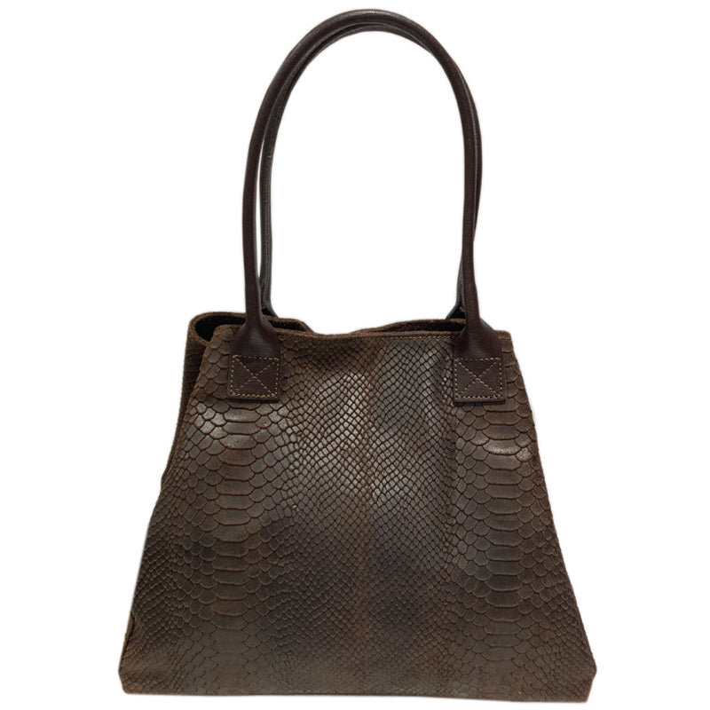 (1)  Your Bag Heaven Brown Soft Leather Large Tote Shopper Bag