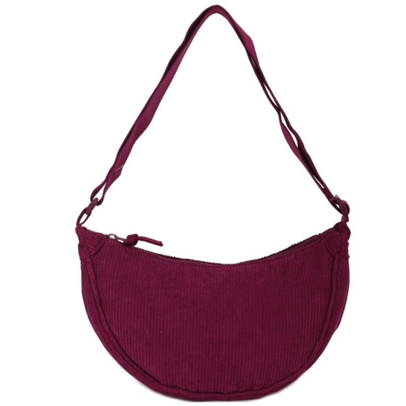 (1c) Your Bag Heaven Burgundy Crossbody Shoulder Bag