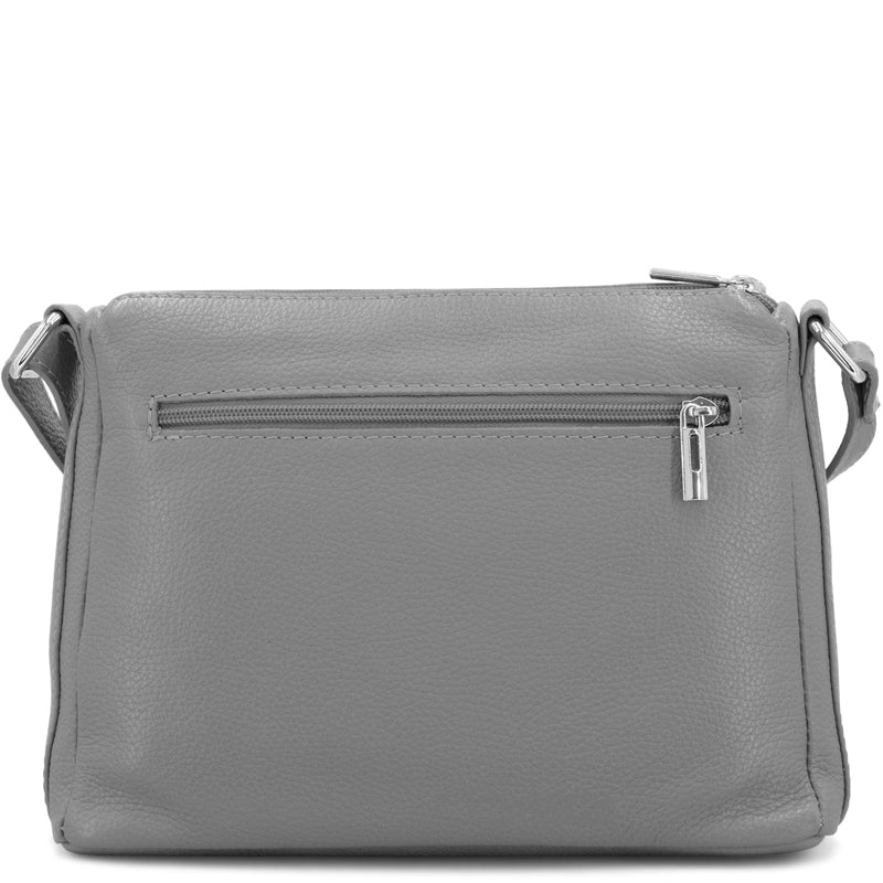 (1c) Your Bag Heaven Dark Brown Leather Crossbody Shoulder Bag