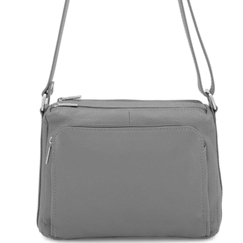 (1c) Your Bag Heaven Dark Brown Leather Crossbody Shoulder Bag