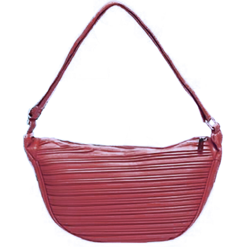 (1c) Your Bag Heaven Cranberry Red Crossbody Shoulder Bag