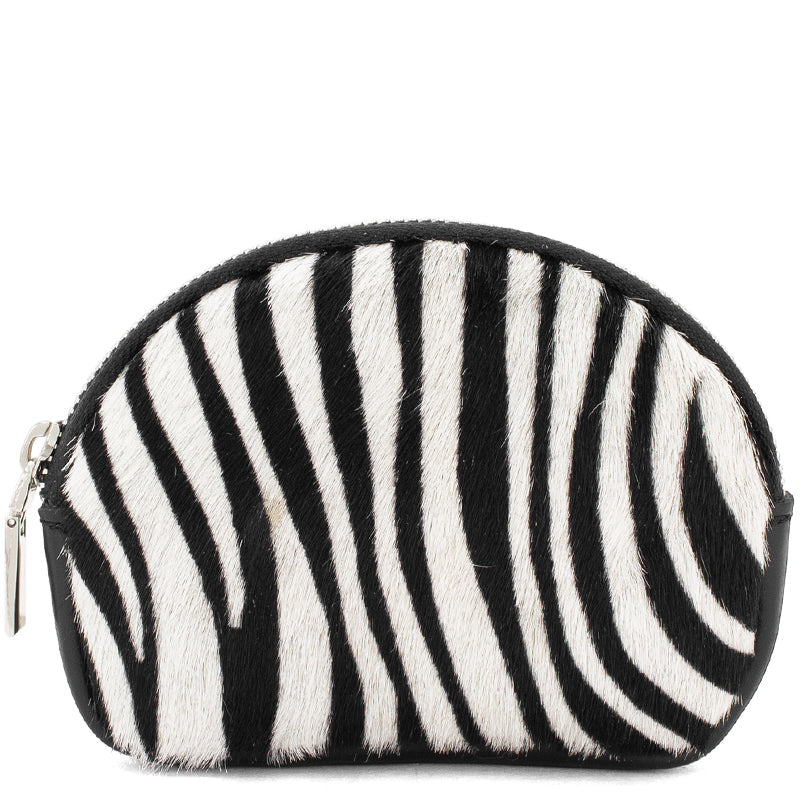 (1e) Your Bag Heaven Black Leather Coin Card Purse