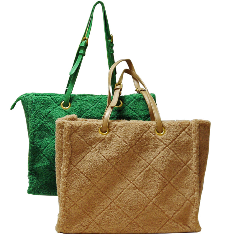 (a)Your Bag Heaven Green Shoulder Tote Bag