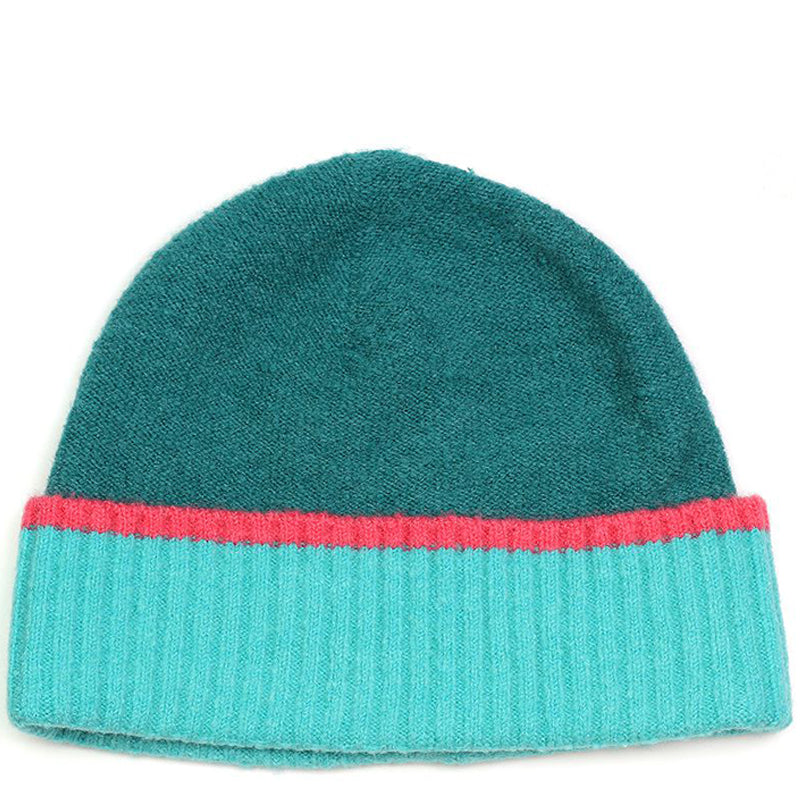 (a1d) P.O.M Beanie Hat Teal