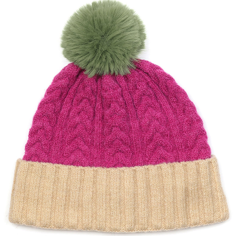 (a15) P.O.M. Magenta Pink  Fingerless Wrist Warmers