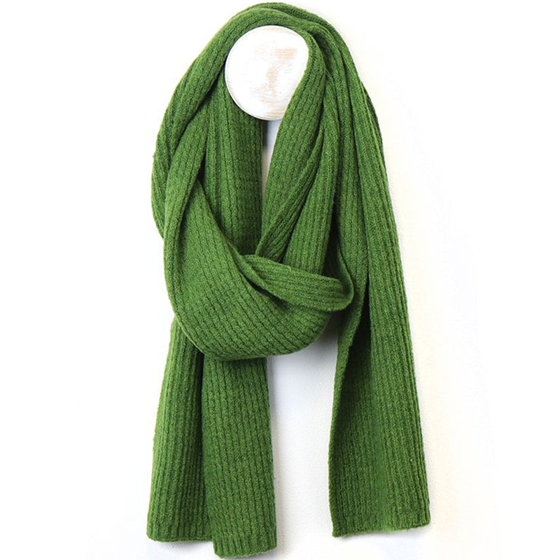 (a1c) P.O.M Long Scarf Forest Green