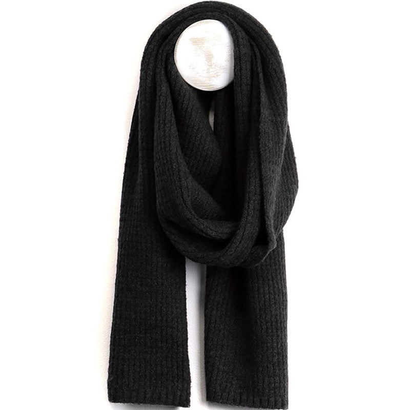 (a1b) P.O.M Long Scarf Black