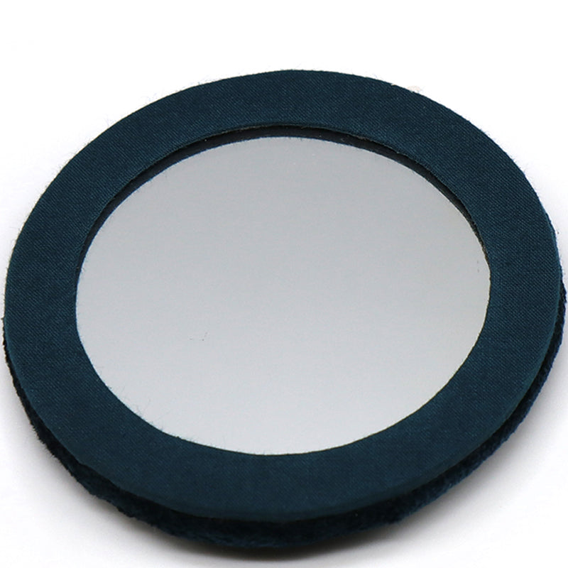 (a7) P.O.M. Dark Teal Velvet Embroidered Jewellery Box