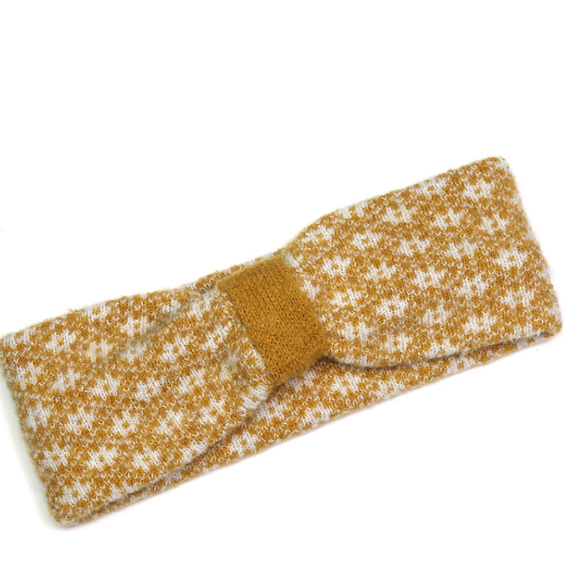 (b7) P.O.M Mustard Scandi Knit Headband