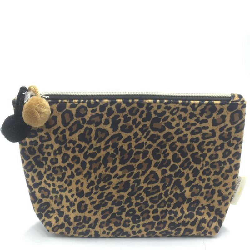 Bag Heaven Medium Leopard Make Up Cosmetic Bag