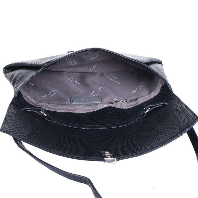 a3 Red Cuckoo Black Shoulder Clutch Bag Vegan Product