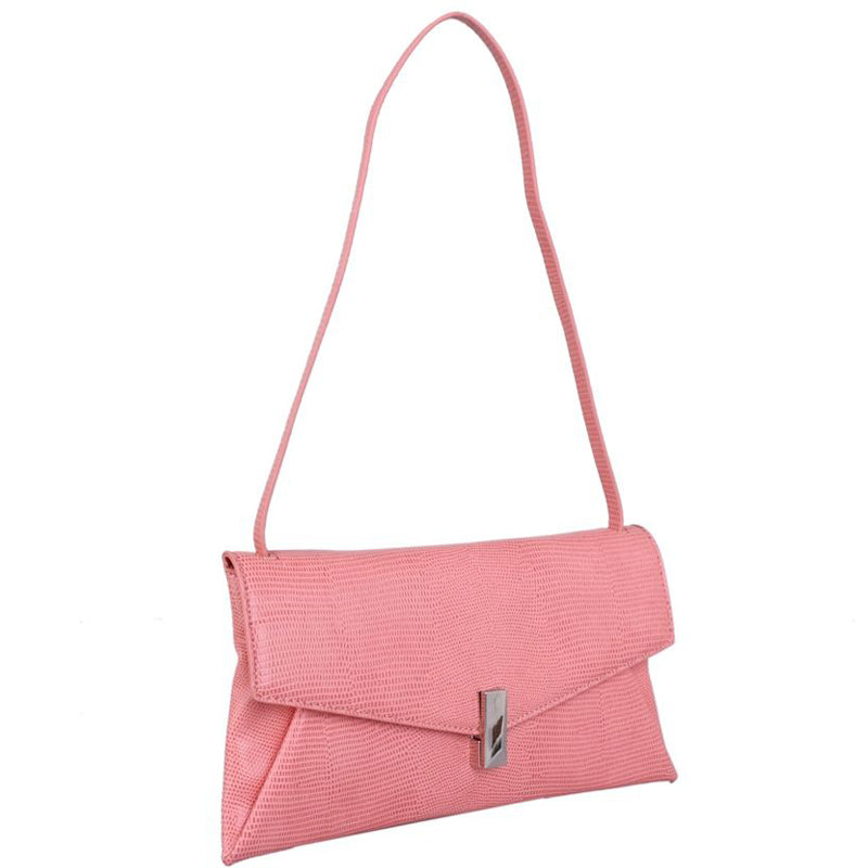 b3 Red Cuckoo Coral Pink Shoulder Clutch Bag Vegan Product