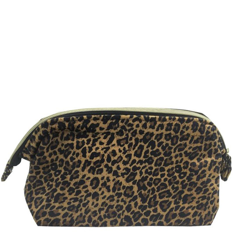 Bag Heaven Large Leopard Make Up Cosmetic Bag Set
