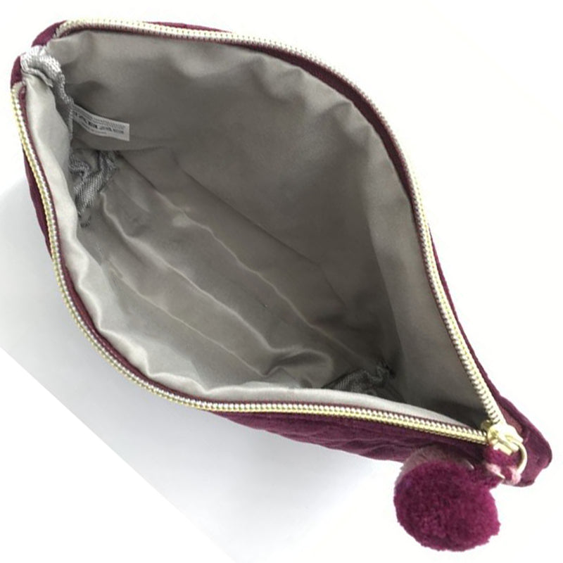 Bag Heaven Medium Purple Make Up Cosmetic Bag