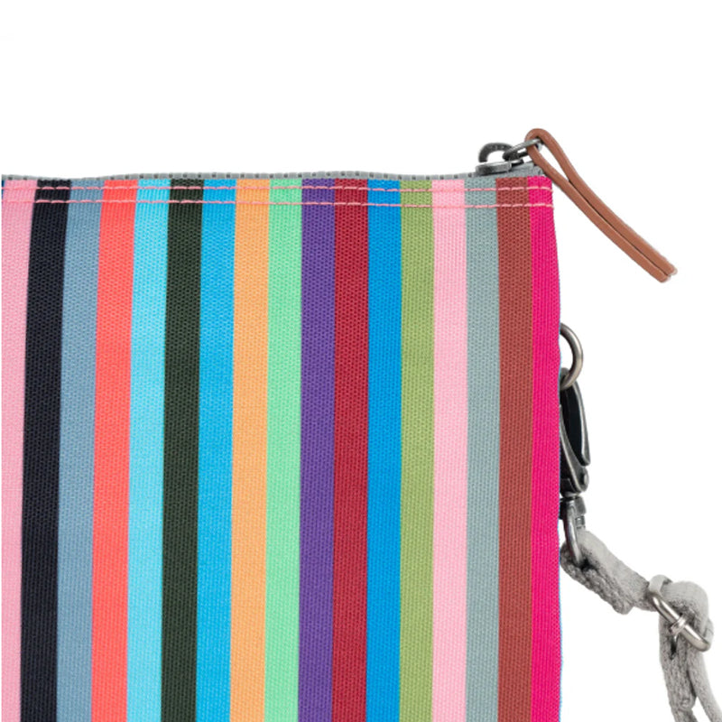 Roka Carnaby XL Multi Stripe Crossbody Shoulder Bag Vegan Sustainable Product