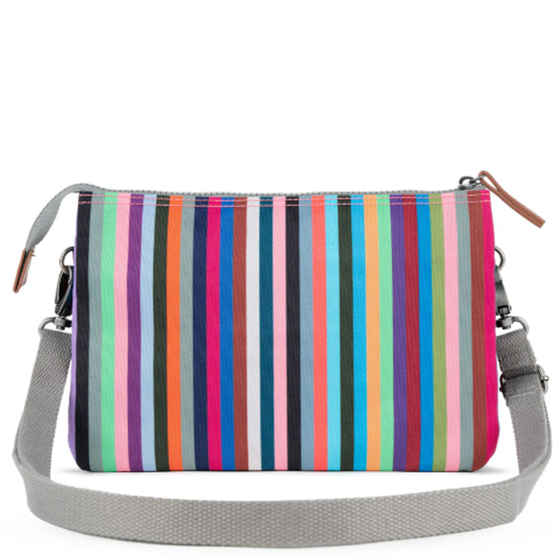 Roka Carnaby XL Multi Stripe Crossbody Shoulder Bag Vegan Sustainable Product