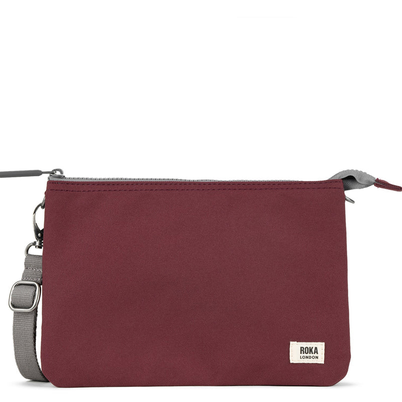 Roka Carnaby XL Zinfandel Crossbody Shoulder Bag Vegan Sustainable Product