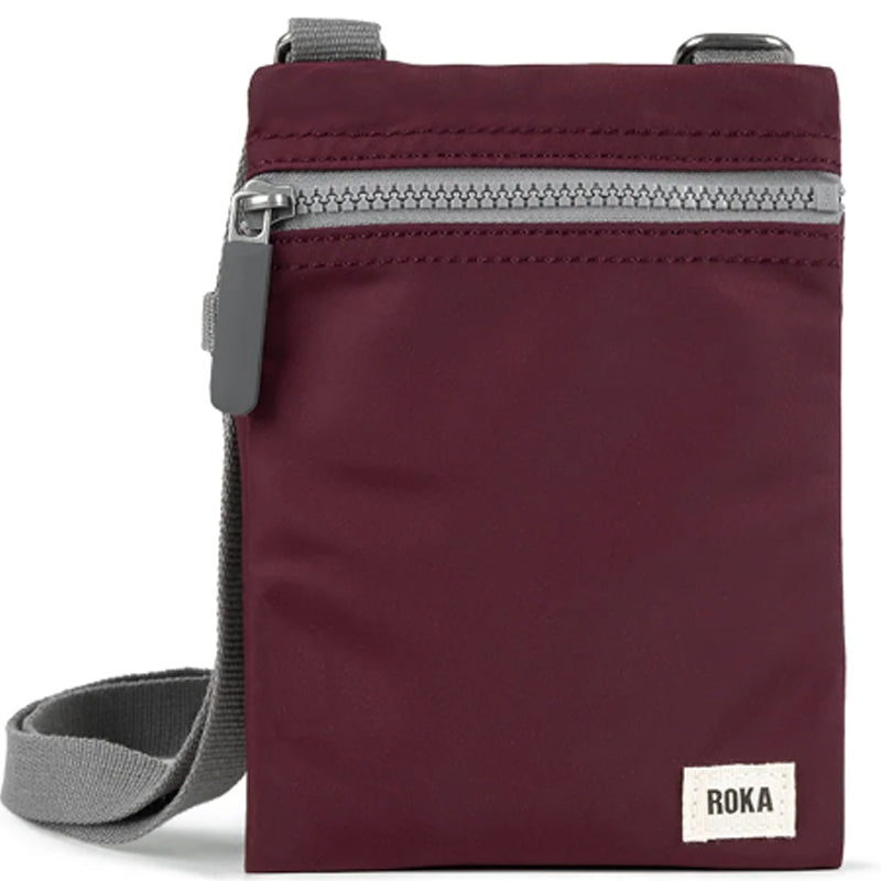 Roka Chelsea Plum Crossbody Shoulder Bag Vegan Sustainable Product