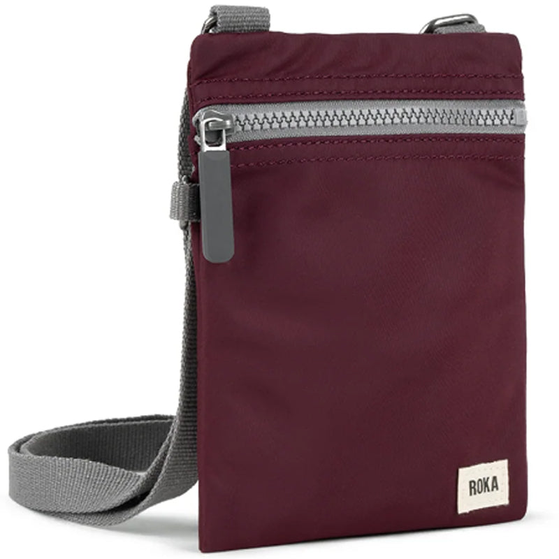 Roka Chelsea Plum Crossbody Shoulder Bag Vegan Sustainable Product