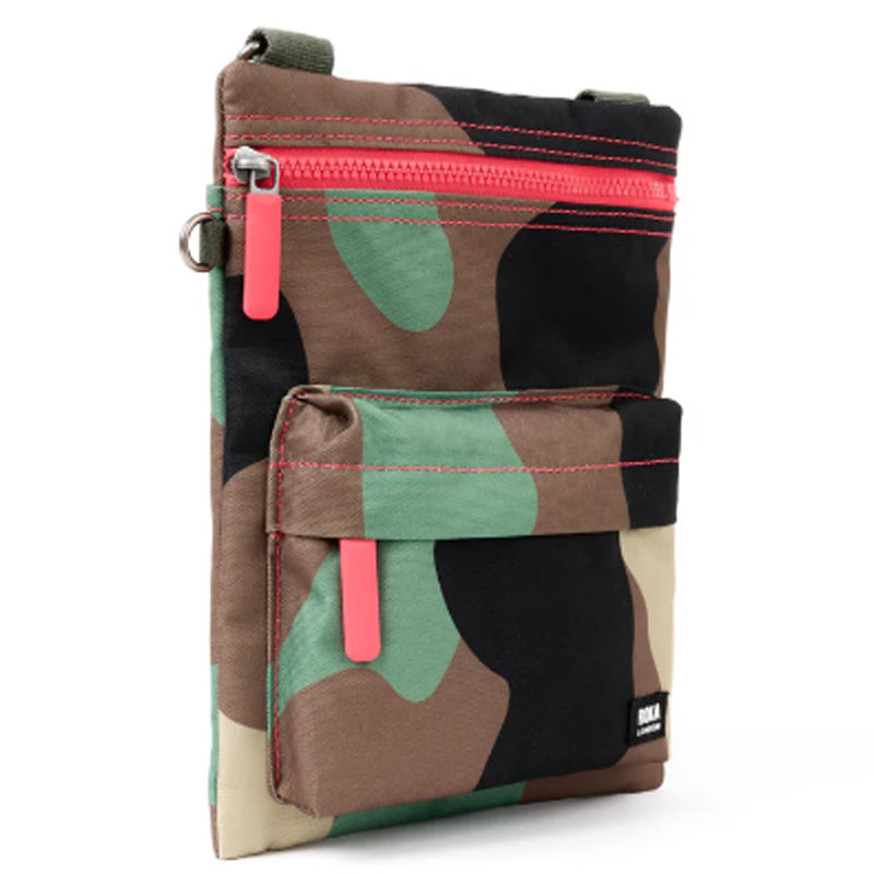 Roka Chelsea (M) Vintage Camo Crossbody Shoulder Bag Vegan Sustainable Product