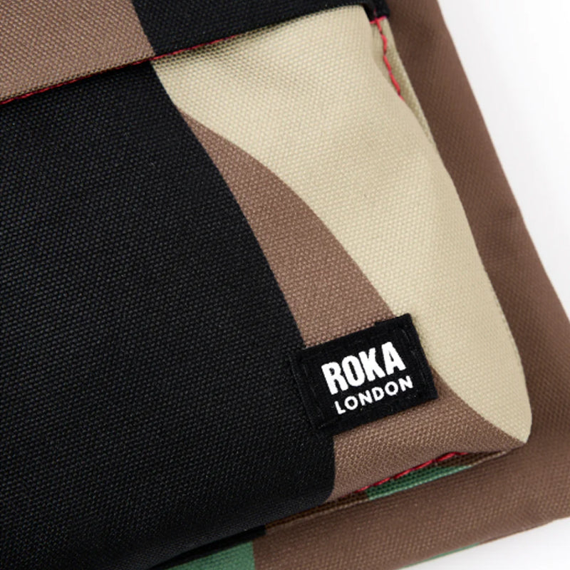 Roka Chelsea (M) Vintage Camo Crossbody Shoulder Bag Vegan Sustainable Product