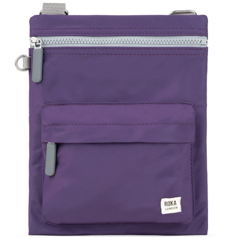 Roka Chelsea (M) Purple Crossbody Shoulder Bag Vegan Sustainable Product