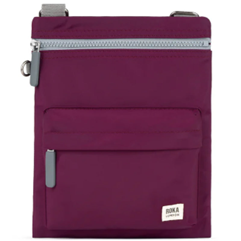 Roka Chelsea (M) Royal Burgundy Crossbody Shoulder Bag Vegan Sustainable Product