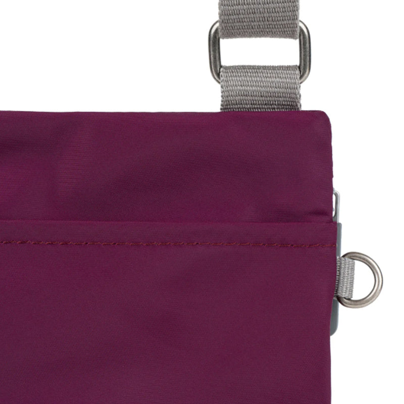 Roka Chelsea (M) Royal Burgundy Crossbody Shoulder Bag Vegan Sustainable Product
