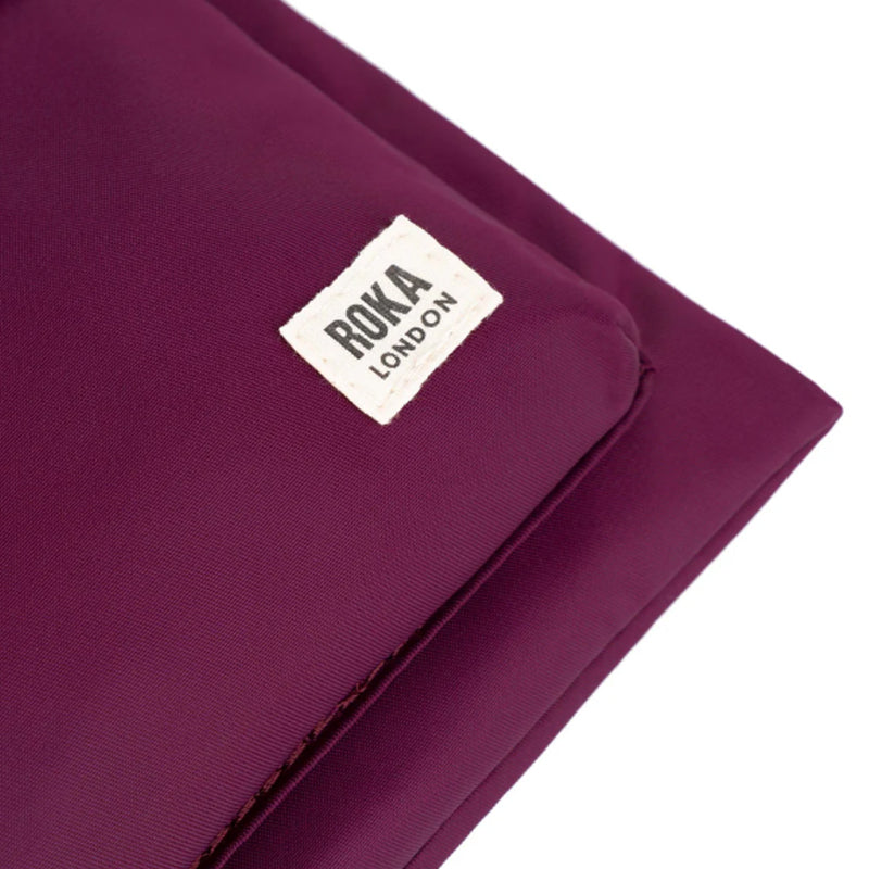Roka Chelsea (M) Royal Burgundy Crossbody Shoulder Bag Vegan Sustainable Product