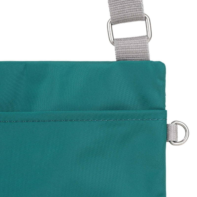 Roka Chelsea (M) Teal Crossbody Shoulder Bag Vegan Sustainable Product