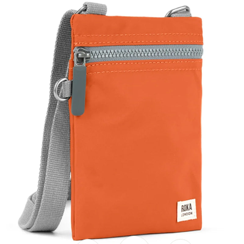 Roka Chelsea Burnt Orange Crossbody Shoulder Bag Vegan Sustainable Product