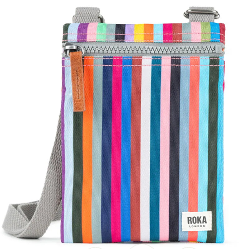 Roka Chelsea Multi Stripe Crossbody Shoulder Bag Vegan Sustainable Product