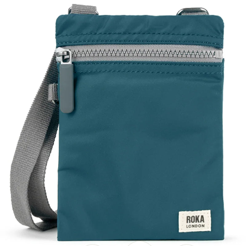 Roka Chelsea Teal Crossbody Shoulder Bag Vegan Sustainable Product