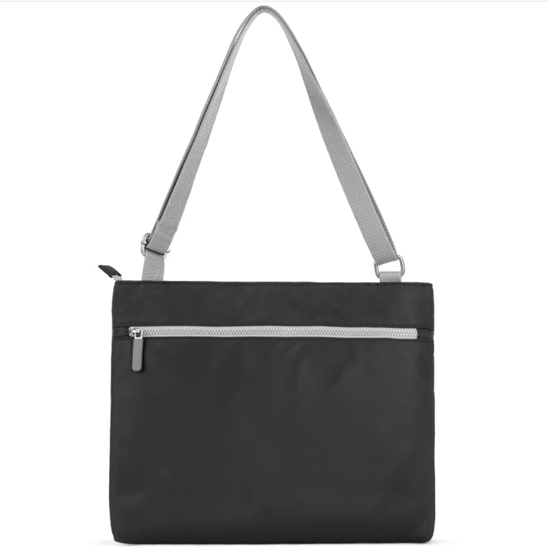 Roka Moorgate M Black Ladies Mens Crossbody Shoulder Bag Vegan Sustainable Product