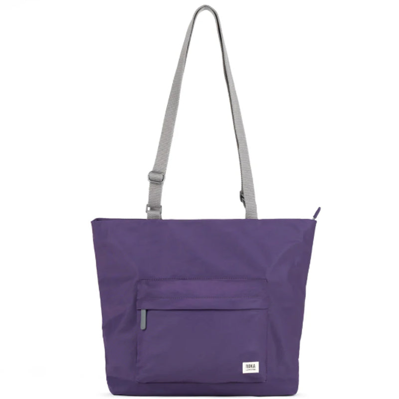 Roka Trafalgar M Purple Ladies Mens Shoulder Tote Bag Vegan Sustainable Product