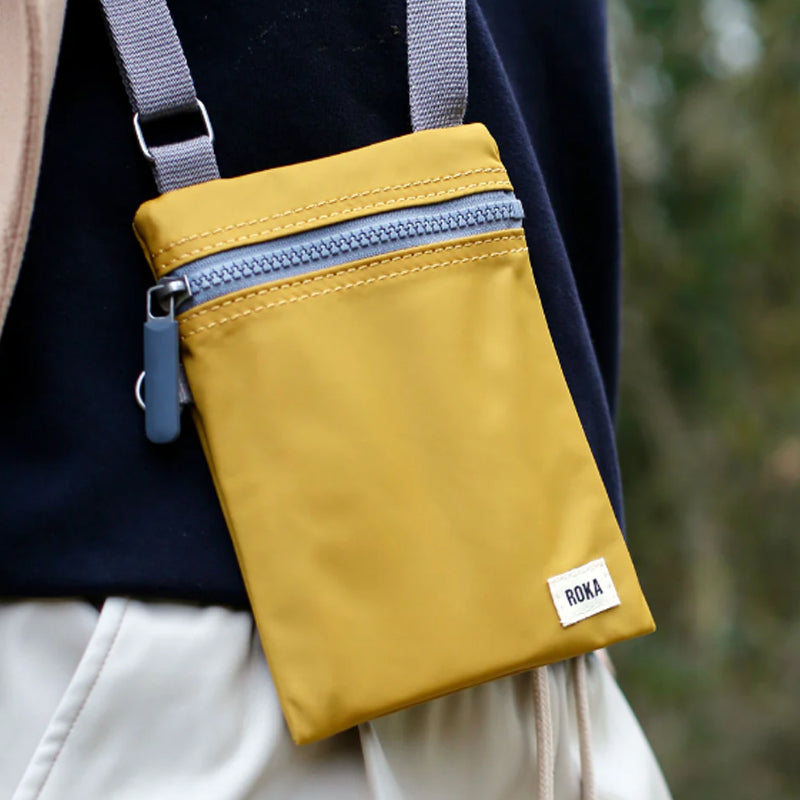 Roka Chelsea Teal Crossbody Shoulder Bag Vegan Sustainable Product