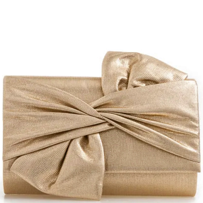 (1) Your Bag Heaven Gold Clutch Shoulder Evening Bag