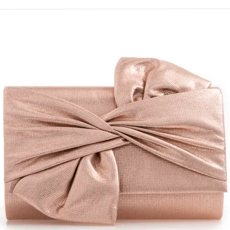 (1) Your Bag Heaven Rose Gold Clutch Shoulder Evening Bag