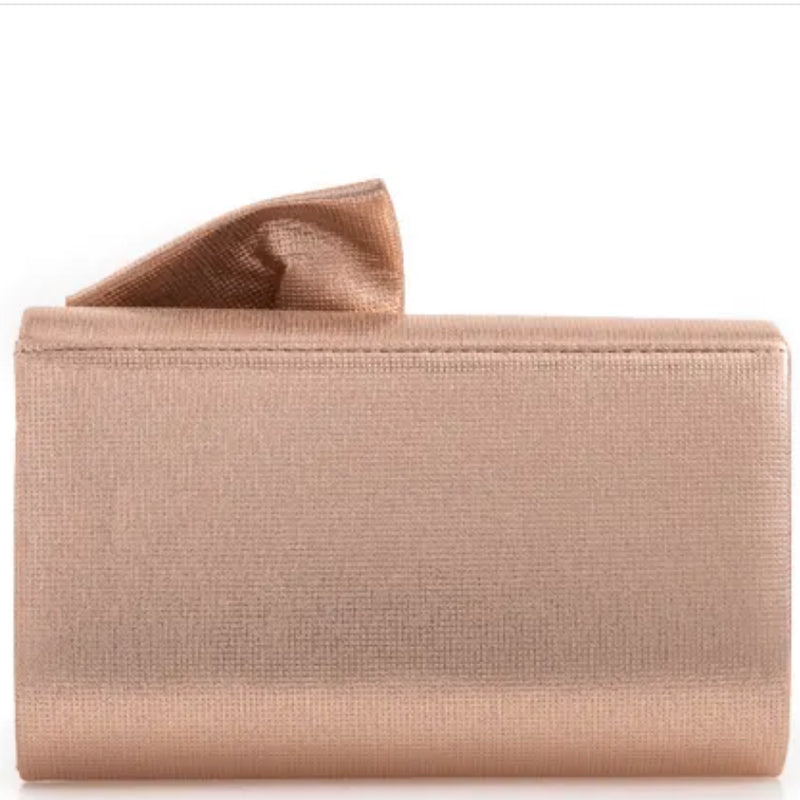 (1) Your Bag Heaven Rose Gold Clutch Shoulder Evening Bag