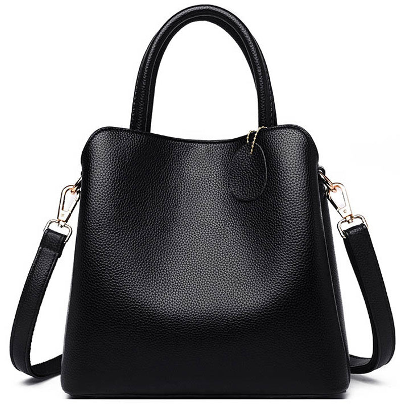 (a) Your Bag Heaven Black Crossbody Shoulder Grab Bag