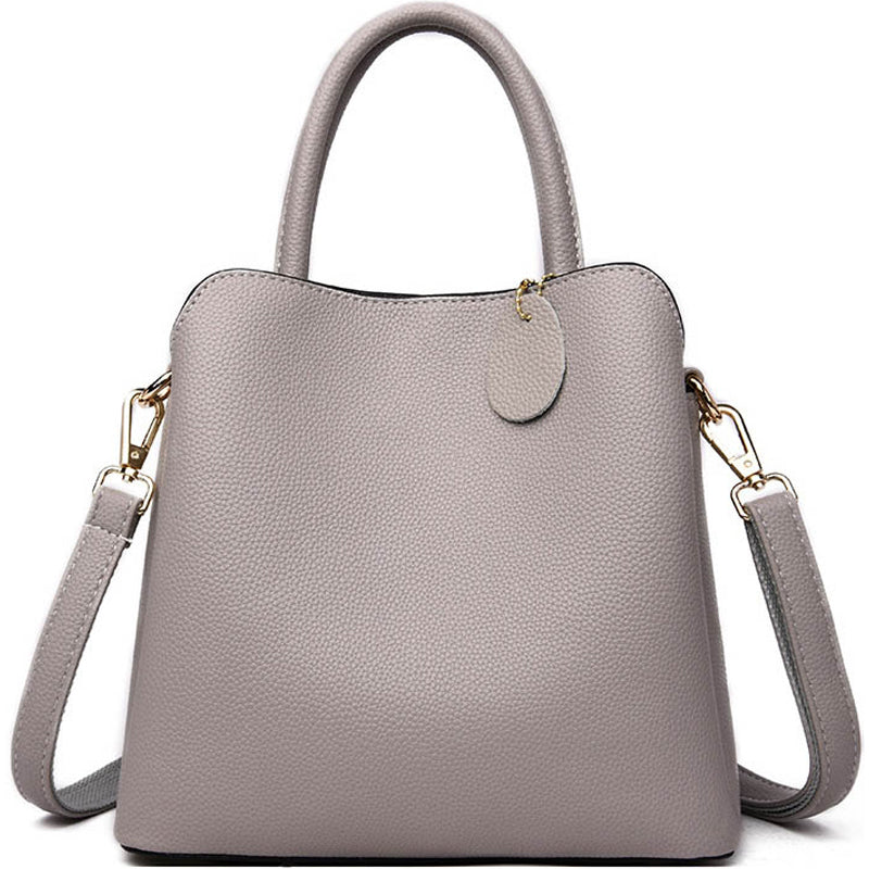 (a) Your Bag Heaven Grey Crossbody Shoulder Grab Bag