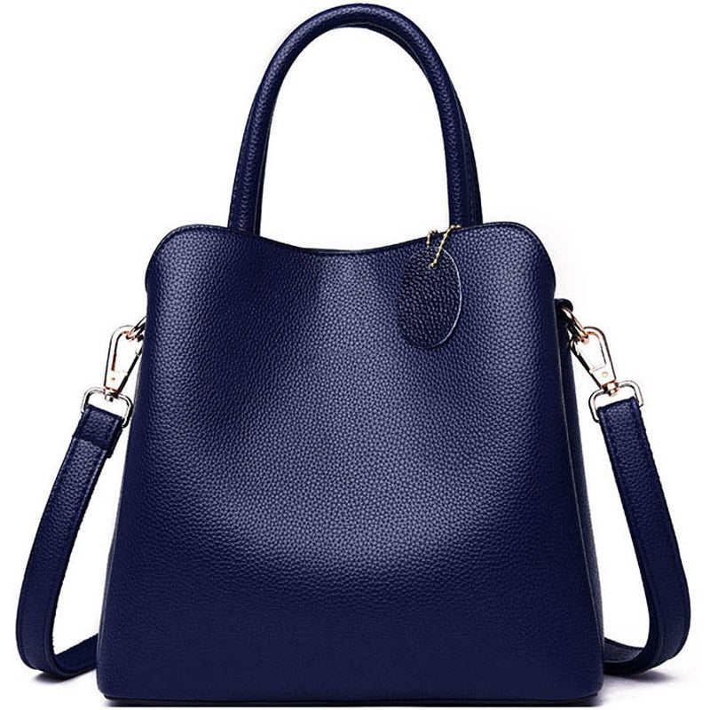 (a)Your Bag Heaven Navy Blue Crossbody Shoulder Grab Bag