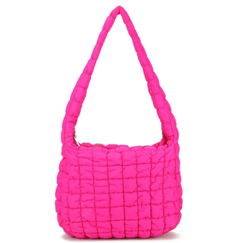 (1c) Your Bag Heaven Fuschia Pink Crossbody Shoulder Bag