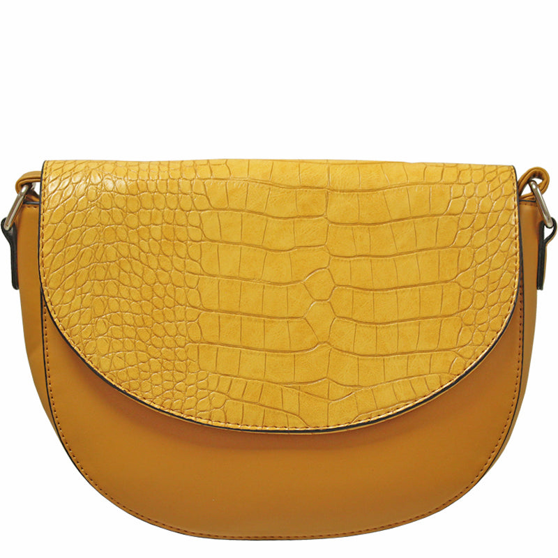 (a1) Your Bag Heaven Mustard Crossbody Shoulder Bag