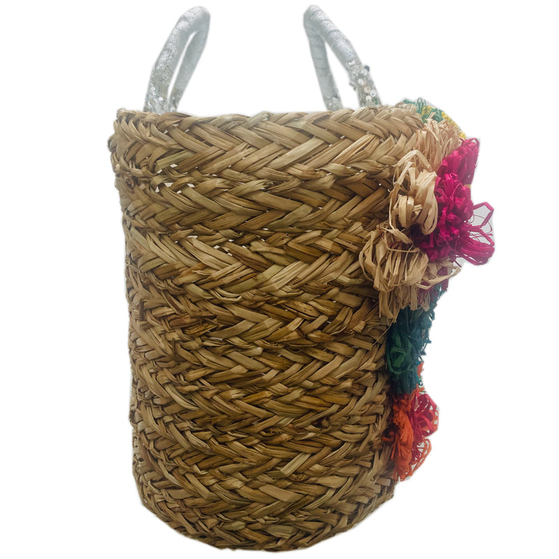 (1f) Your Bag Heaven Natural Multi Grab Holiday Beach Basket