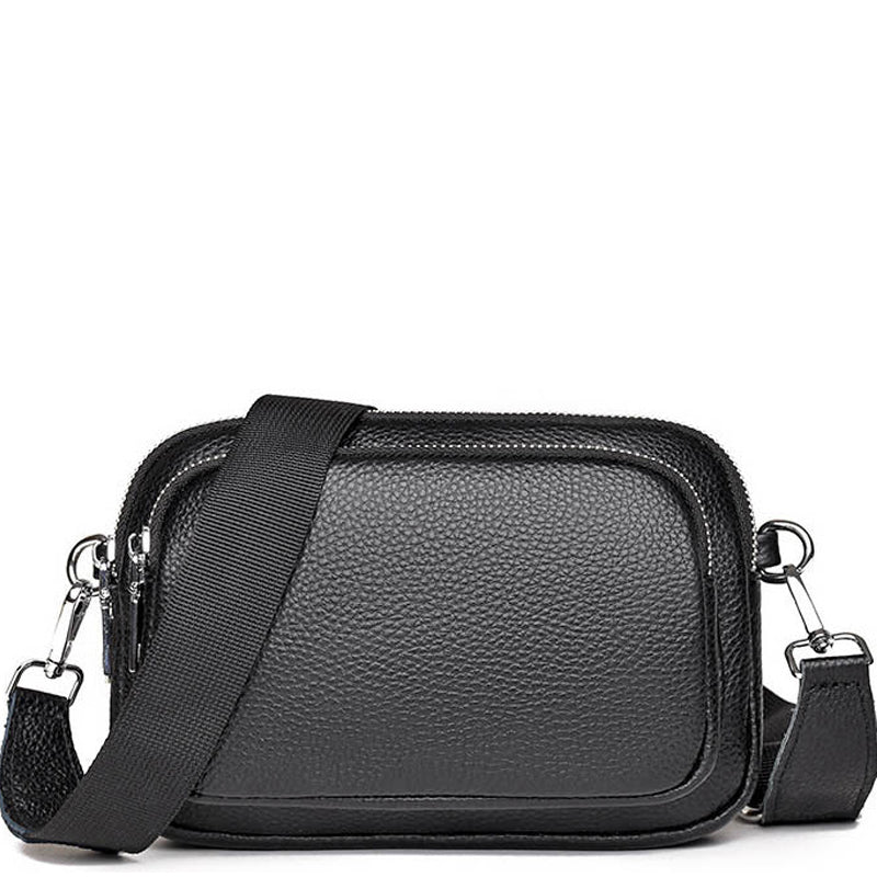 1b) Your Bag Heaven Back Leather Crossbody Shoulder Bag