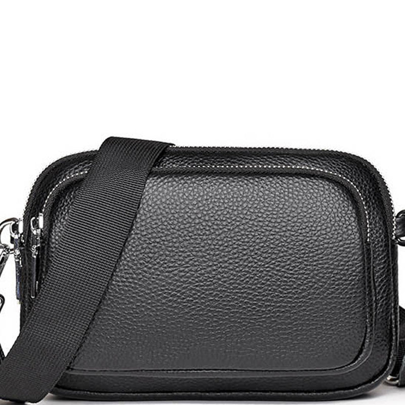 (1al) Your Bag Heaven Back Leather Crossbody Shoulder Bag